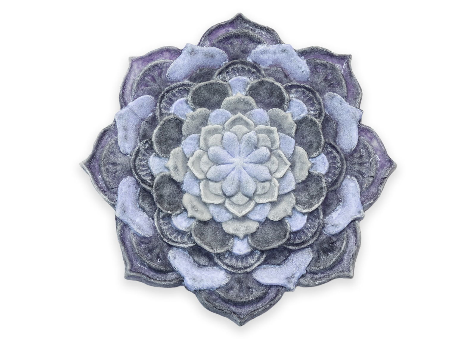 Christine Osinski, Purple Mandala, 2019, Cast Glass (1 of 3)