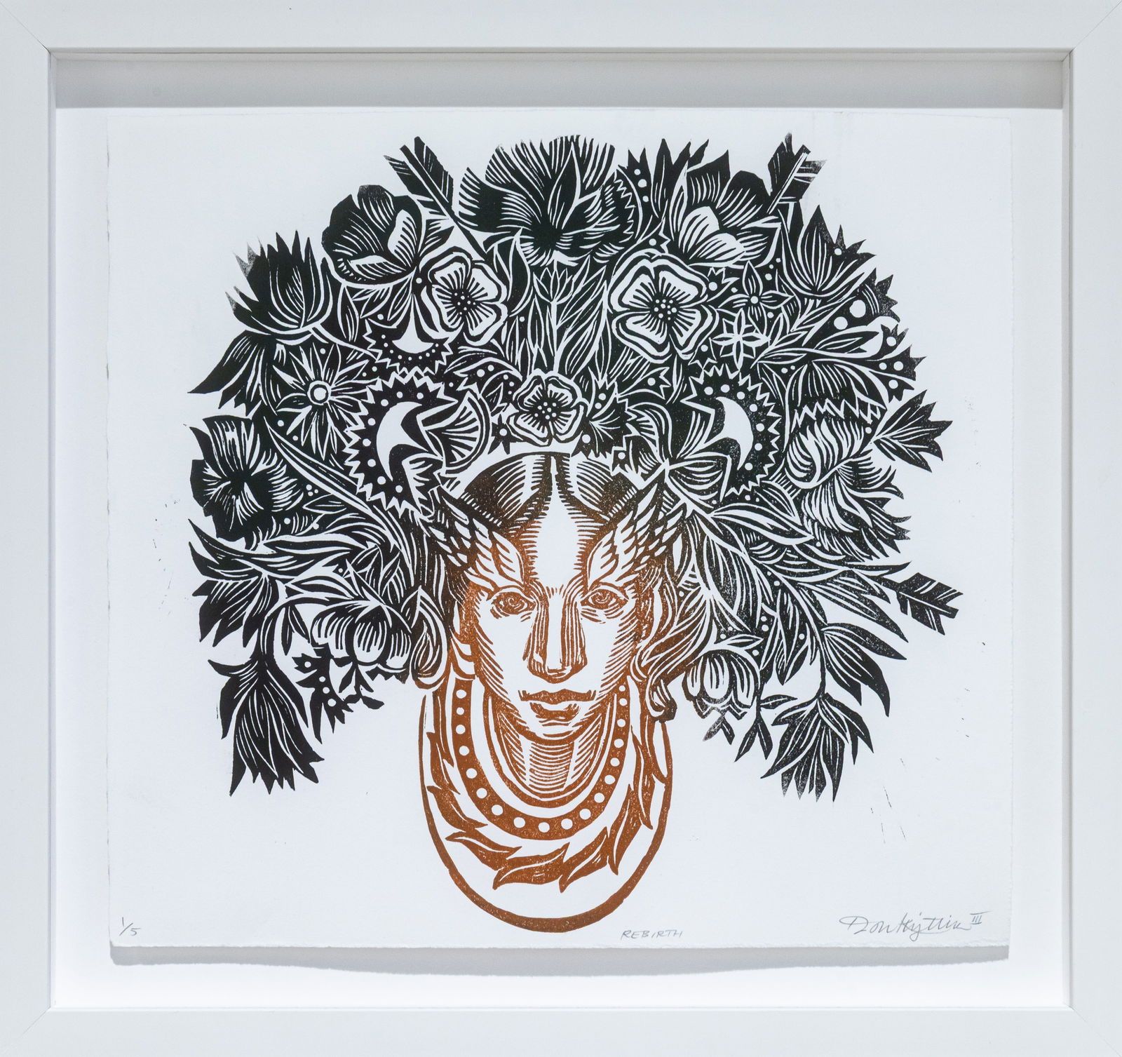 Don Kilpatrick III, Rebirth, 2020, Signed Woodblock Print on Archival Paper 1/5 (1 of 7)