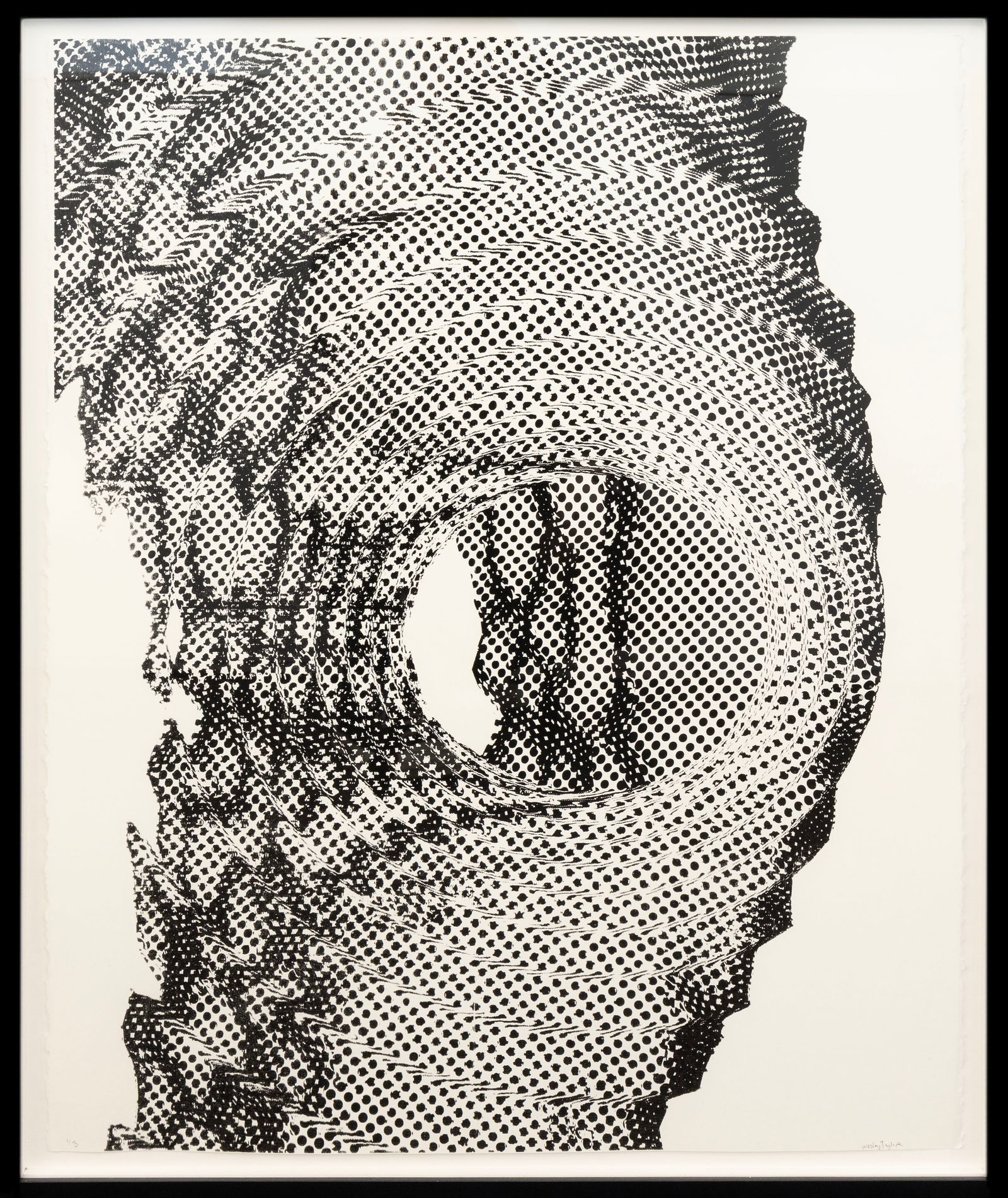 Wesley Taylor, Untitled, 2016, Signed Screenprint on American Masters Paper 1/3 (1 of 4)