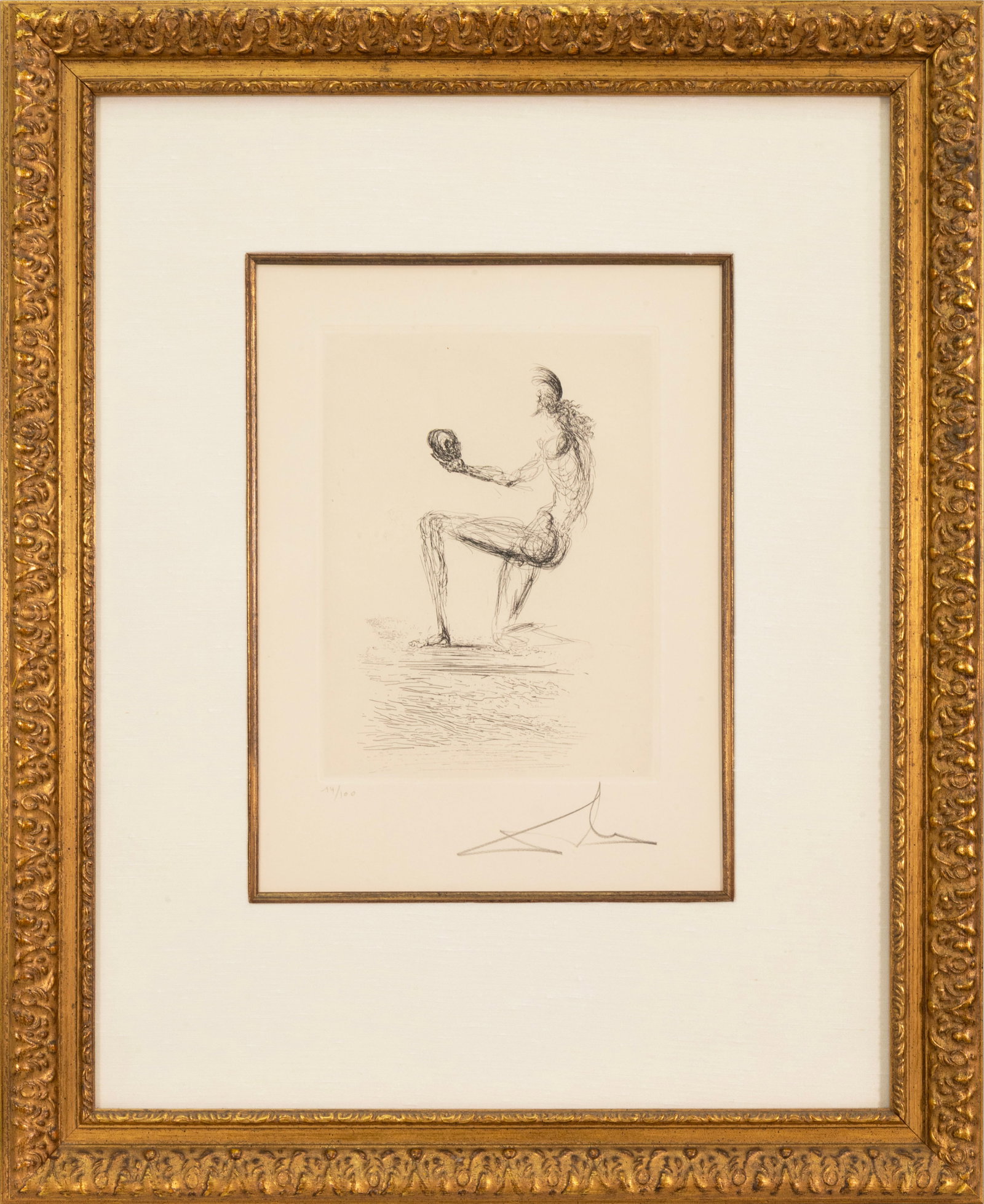 Salvador Dali - Les Chantes de Maldoror (The Songs of Maldoror) 1934 Signed Etching on Paper 14/100 (1 of 8)
