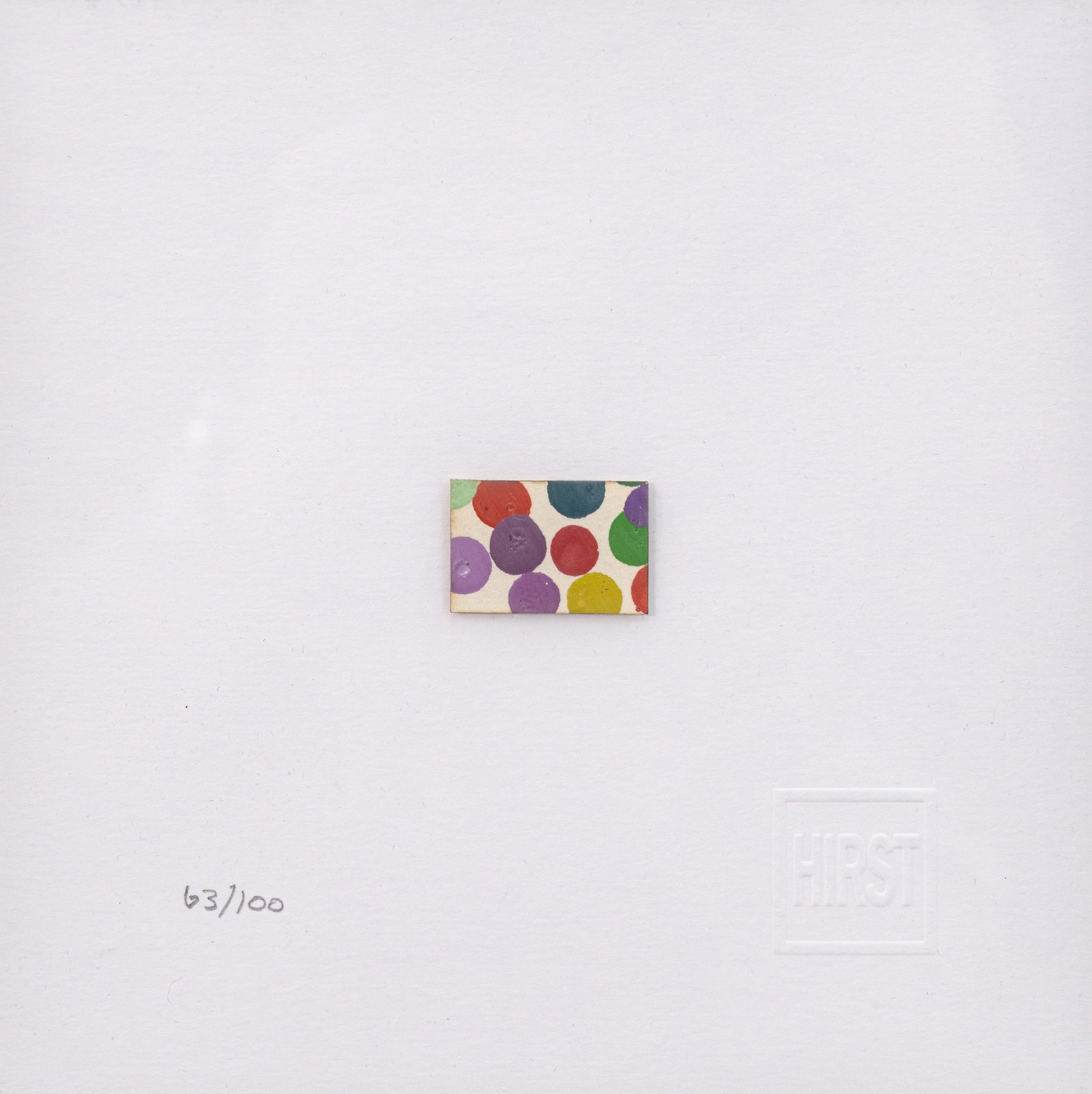 Damien Hirst - (ed. 63) Open Heart Surgeon’s Small Change Project 2023 Mini Painting with COA (1 of 8)