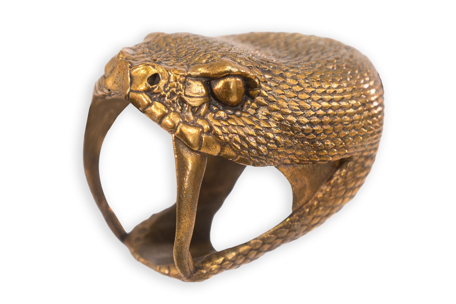 Drew Merritt x Creativeware - Rattlesnake Bronze Ring (Size 10.5), 2021 Los Angeles 9/40 (1 of 8)