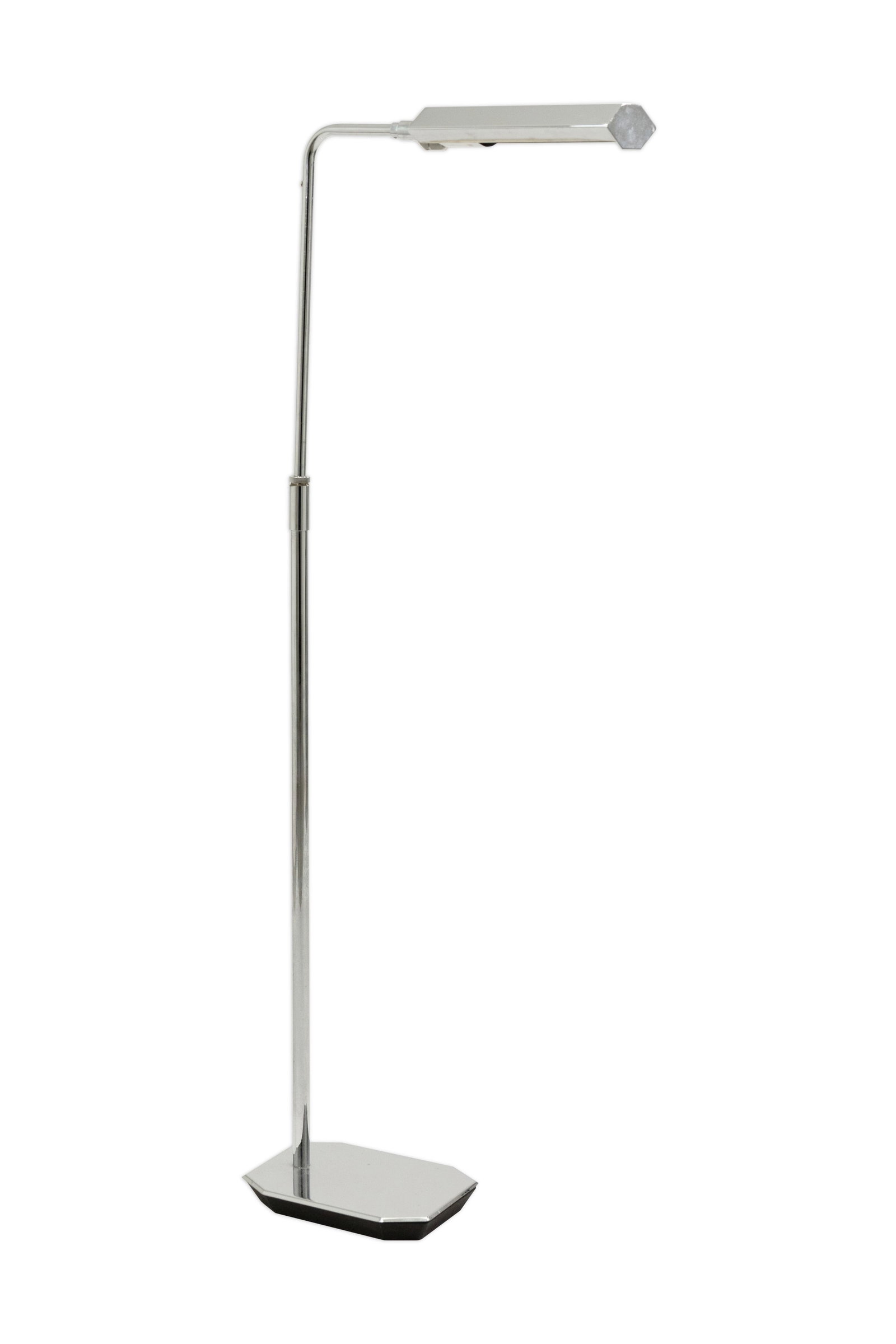 Koch & Lowy - Chrome Adjustable Floor Lamp Mid-Century Modern Lighting (1 of 6)