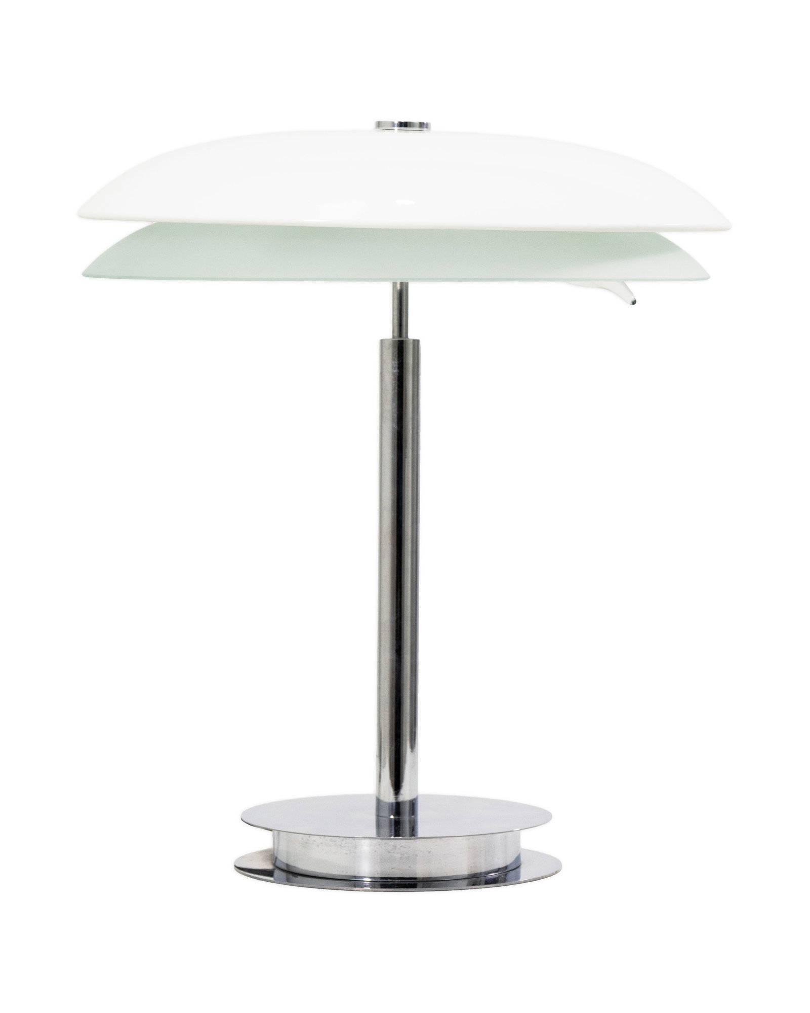 Fontana Arte - Tris Glass Table Lamp Space Age Italian Modern Design Lighting 1954 (1 of 5)