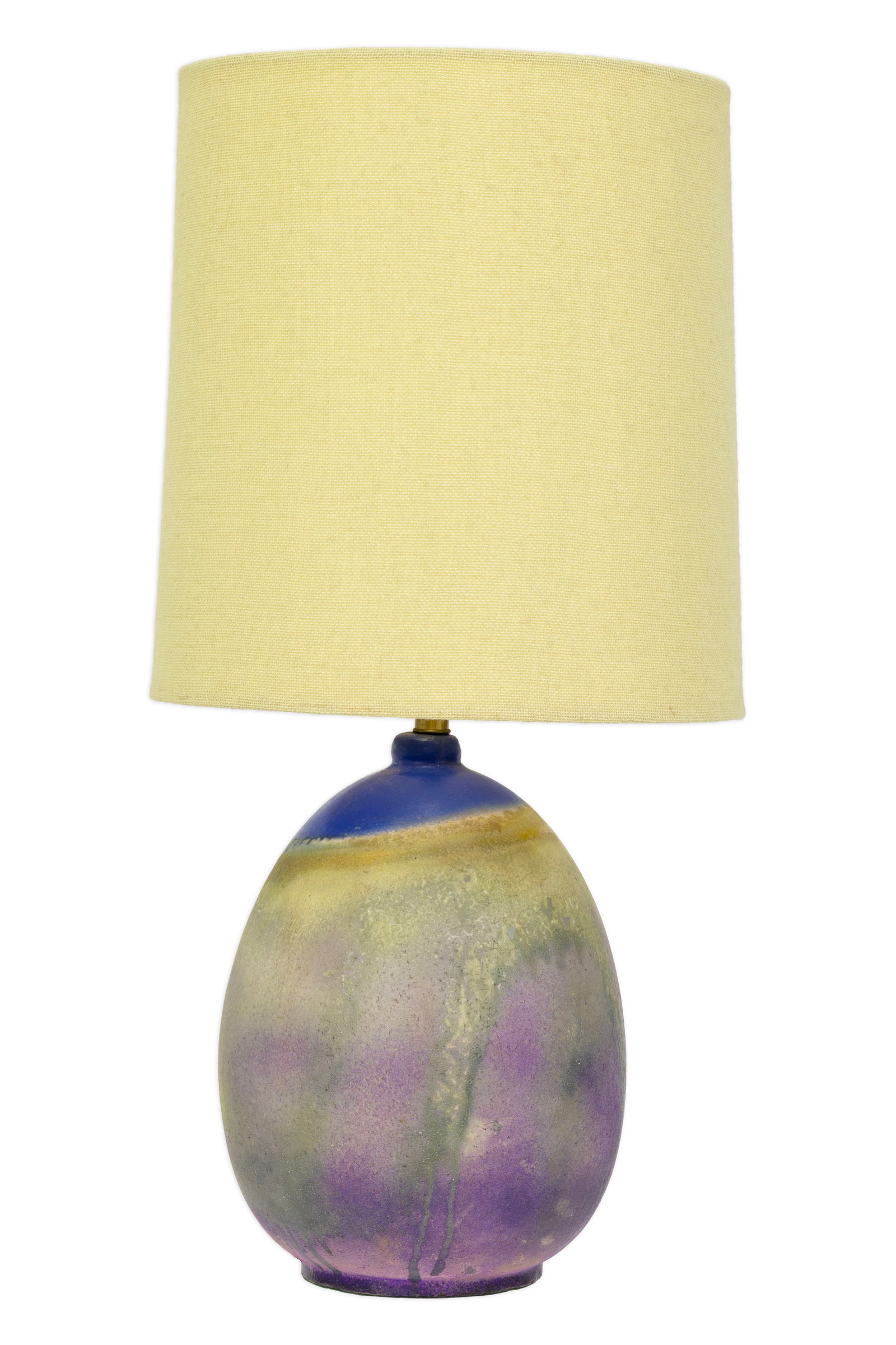 Marcello Fantoni for Raymor - Ceramic Dripped Glaze Table Lamp (1 of 8)