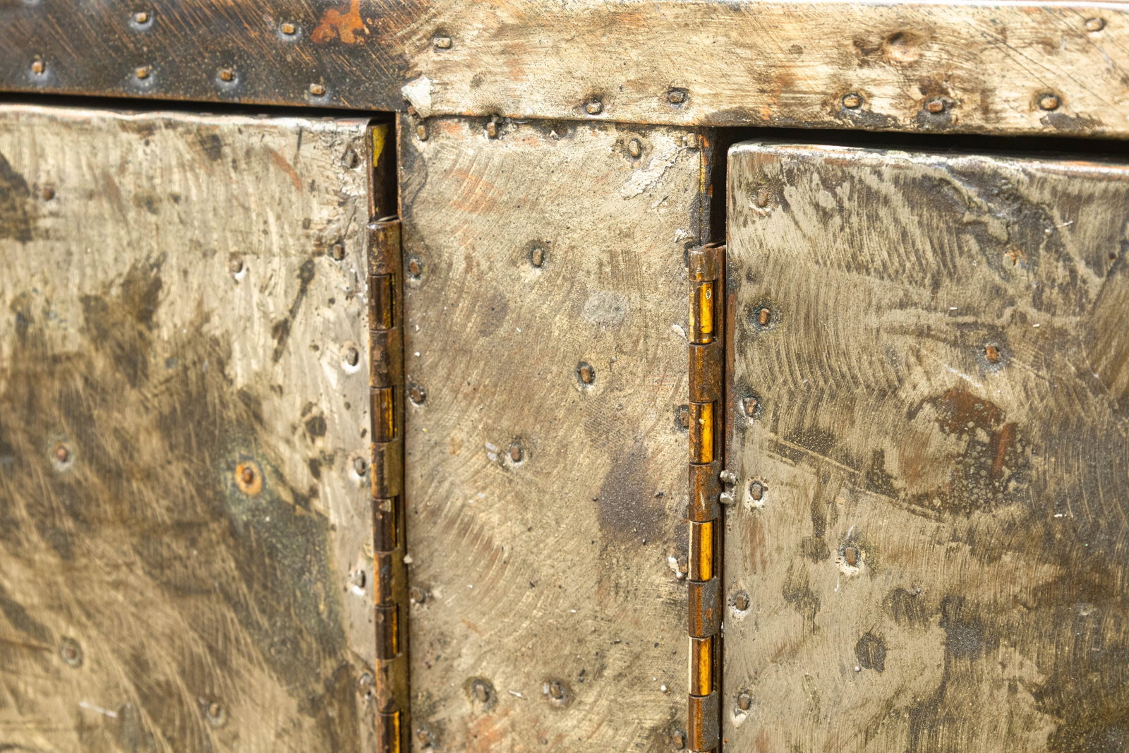 Paul Evans - Patchwork Credenza c. 1960s Metal Wood & Slate Custom Made Detroit - 9