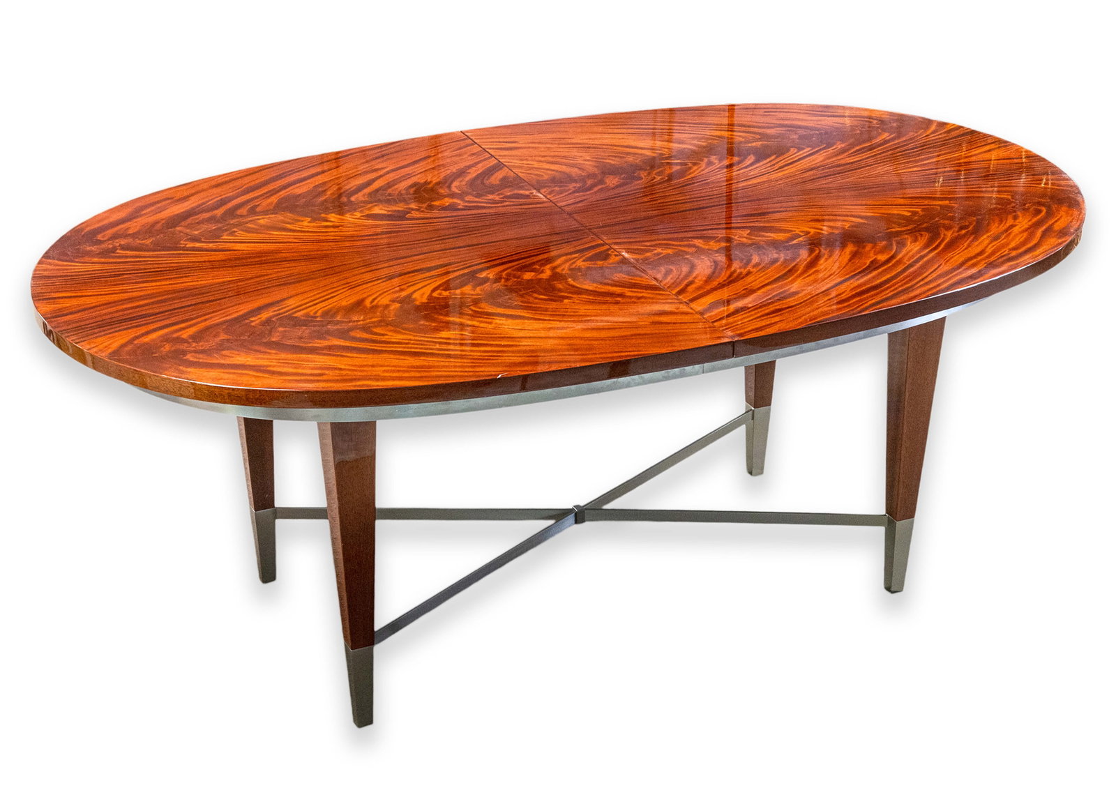 Greg Sheres Italian Mahogany Verite Collection Dining Table with Leaves (1 of 8)