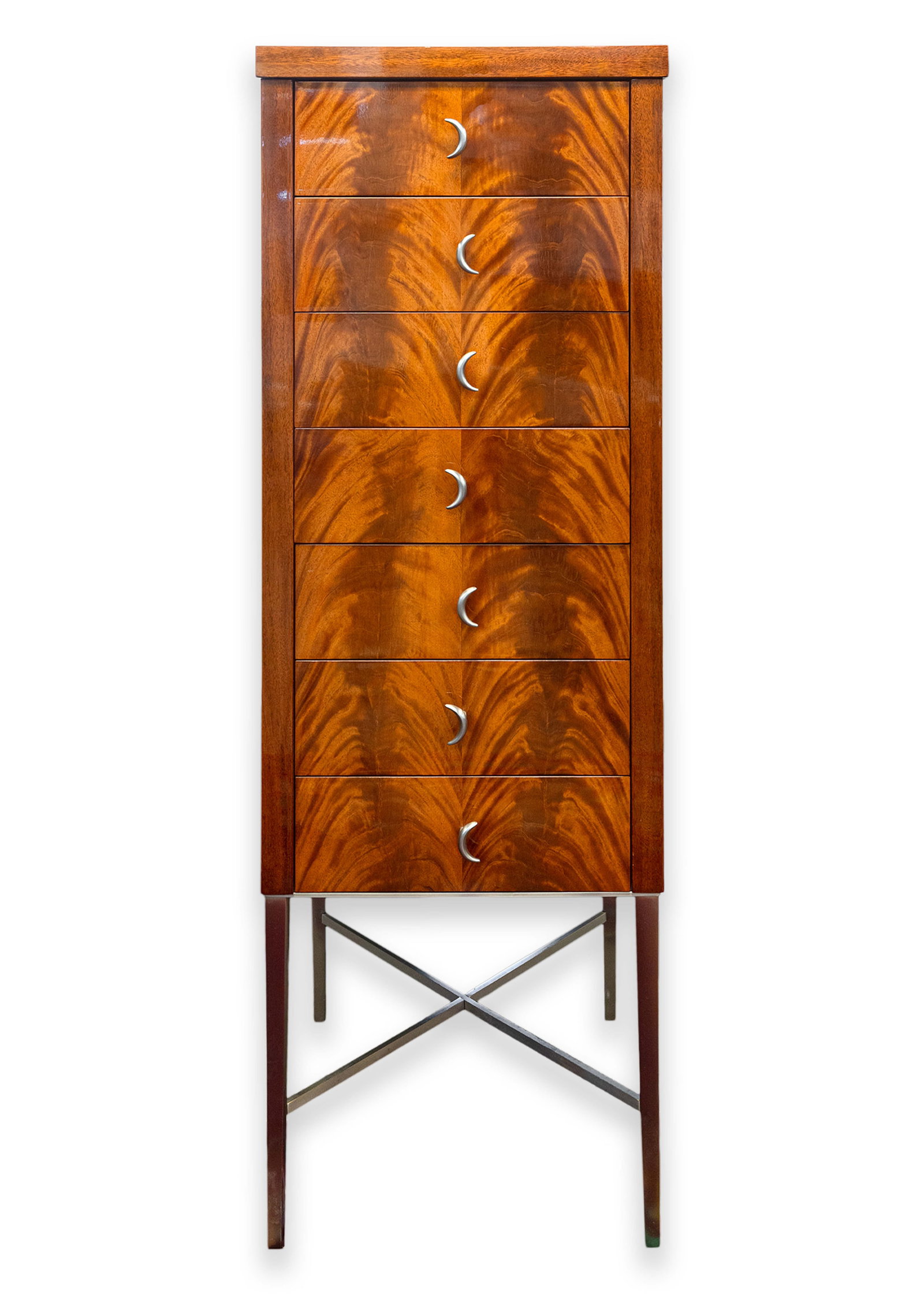 Greg Sheres Italian Mahogany Verite Collection Chest of Drawers Cabinet (1 of 7)