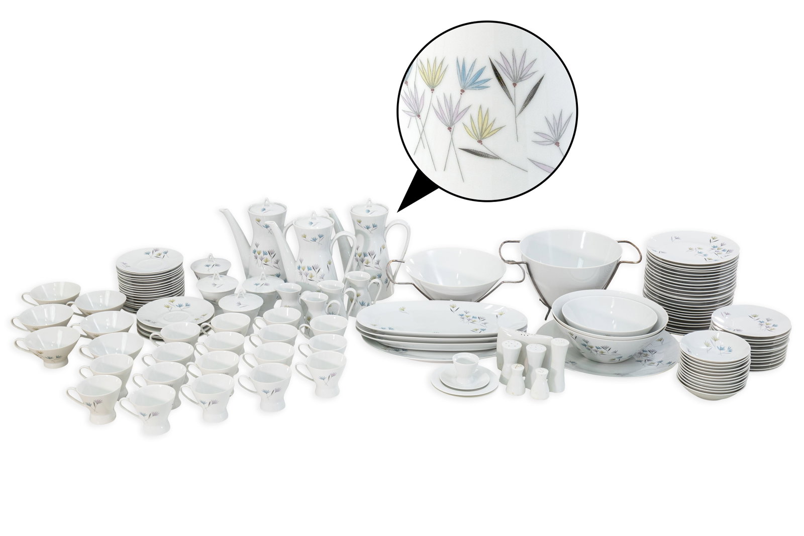 Rosenthal - Blütenspiel, 128pc German China Dish Set 1958 Vintage Form 2000 (1 of 18)