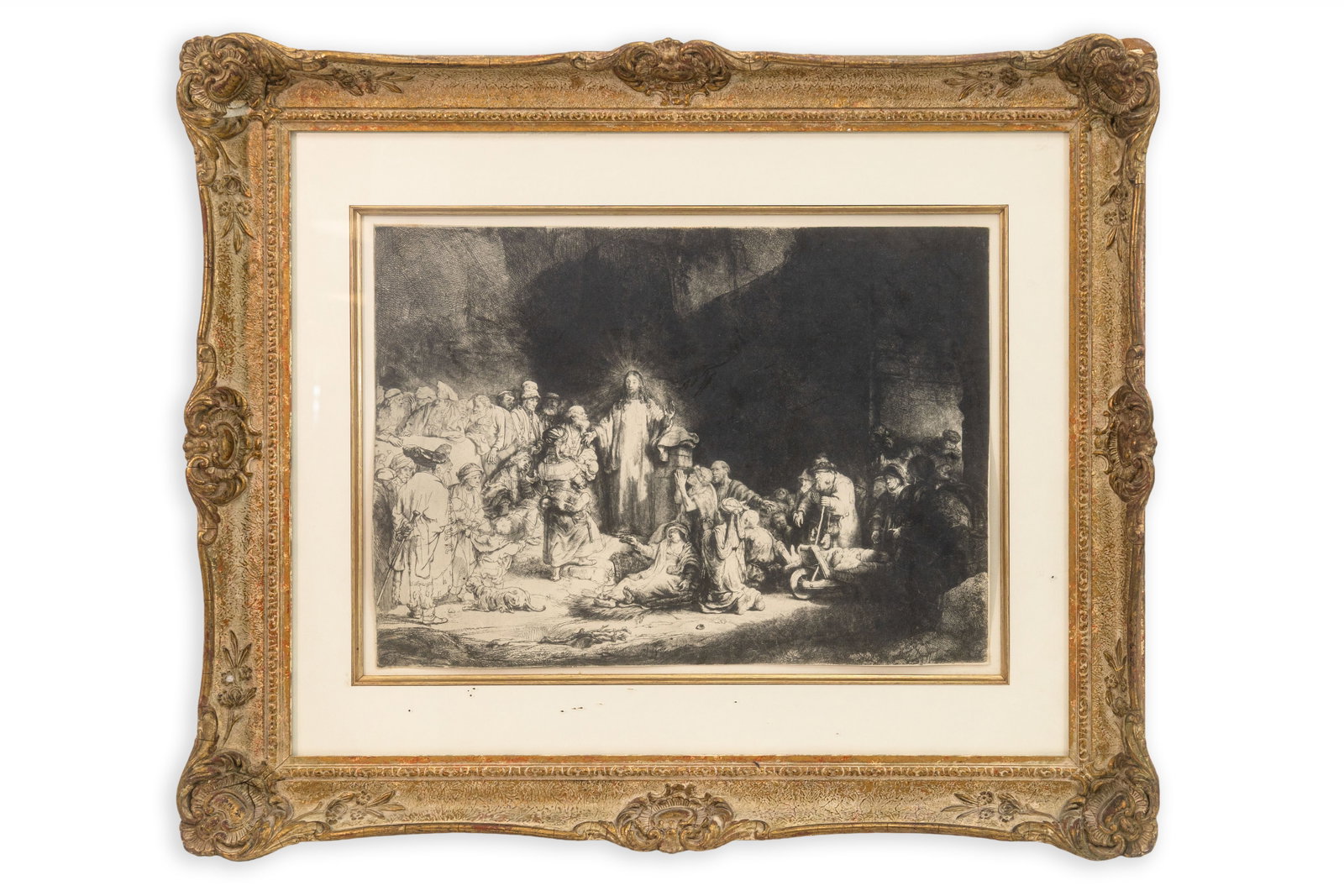 Rembrandt van Rijn - Christ Healing the Sick (The Hundred Guilder Print) 1649 Heliogravure Etching (1 of 6)