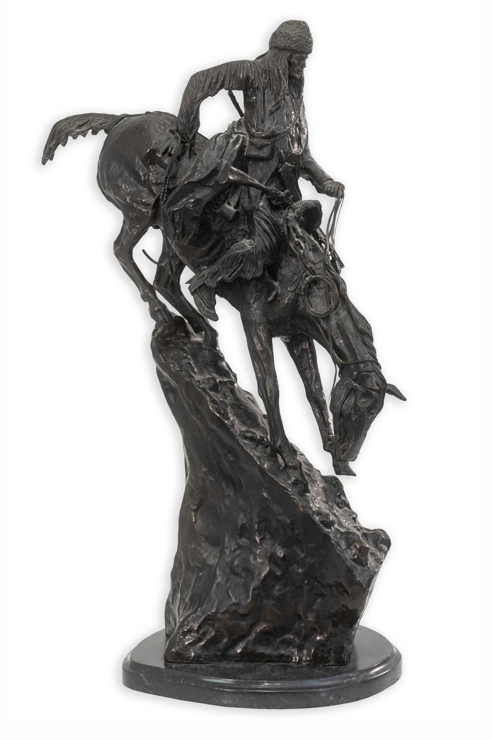 Frederic Remington After The Mountain Man Bronze Sculpture Western American Art (1 of 8)