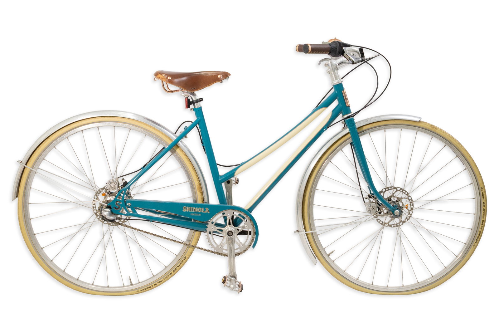 Shinola - Bixby Woman's Teal And White City Bicycle 2016 (1 of 8)