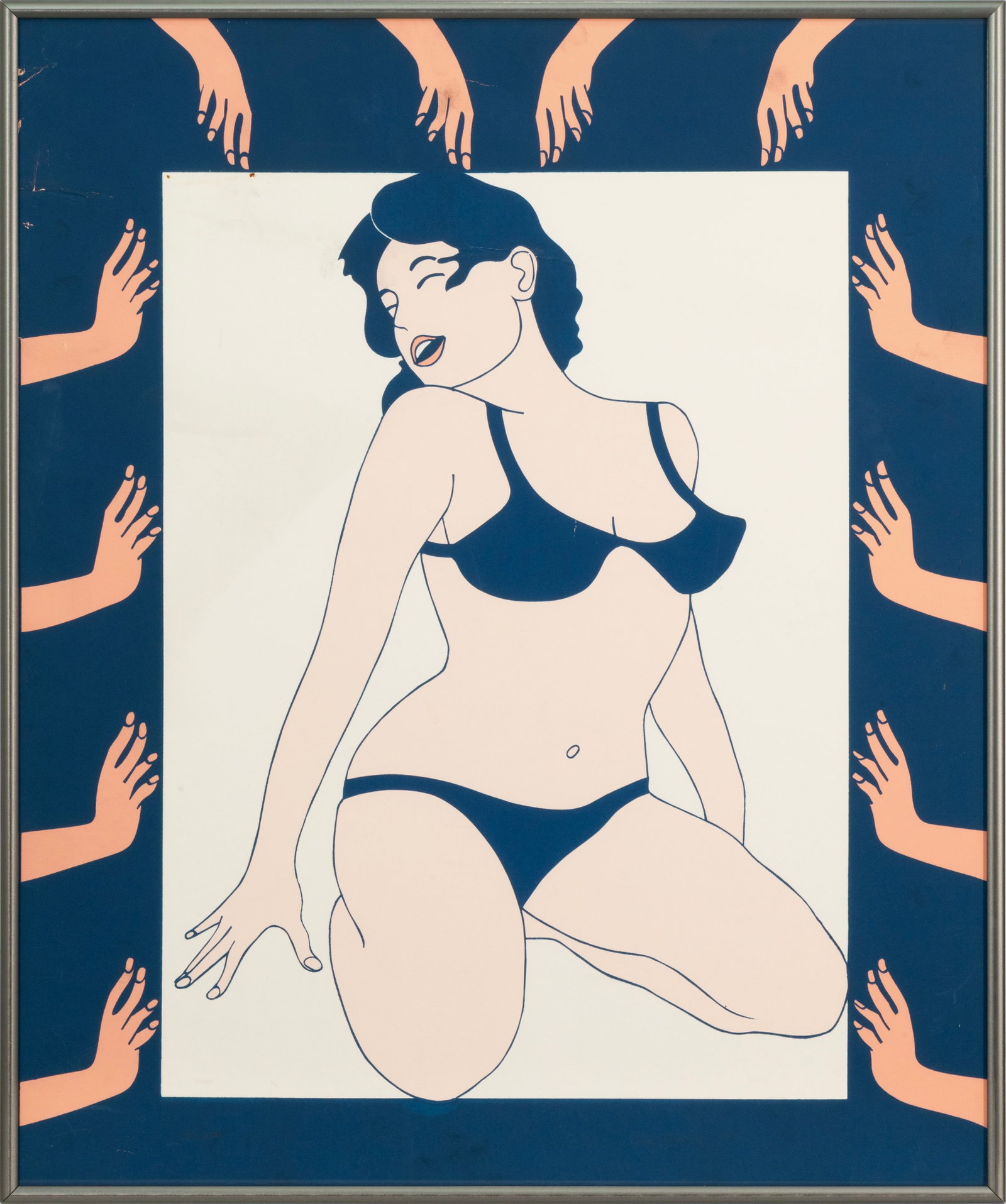 John Wesley - Maiden (from 11 Pop Artists, Volume I) 1965 Signed Screenprint in Colors 30/200 (1 of 8)