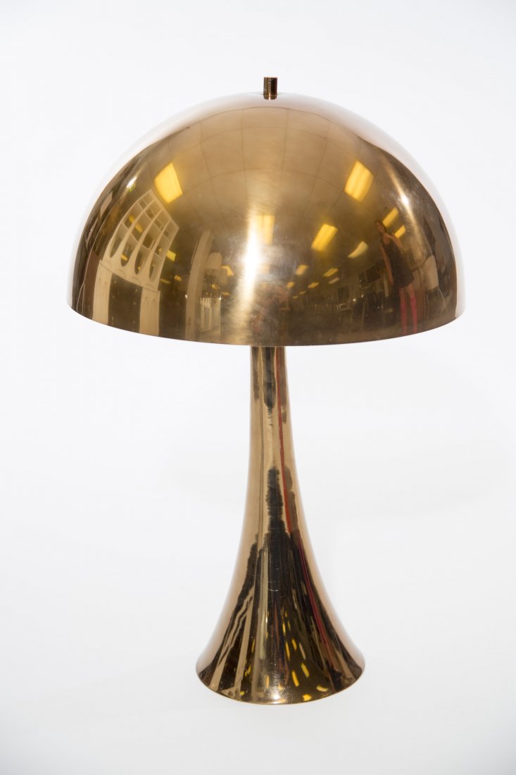 Rare Copper Laurel Mushroom Lamp (1 of 4)