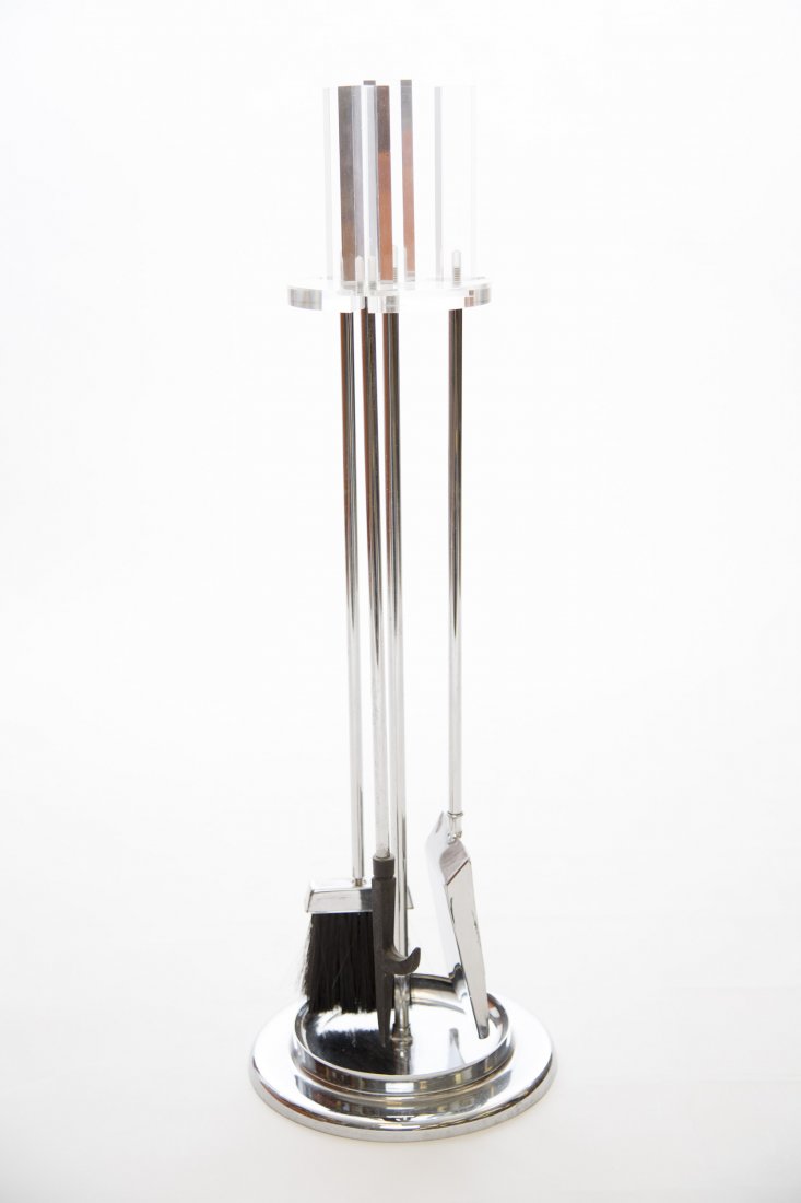 Lucite Fireplace Tools Set by Alessandro Albrizzi (1 of 1)
