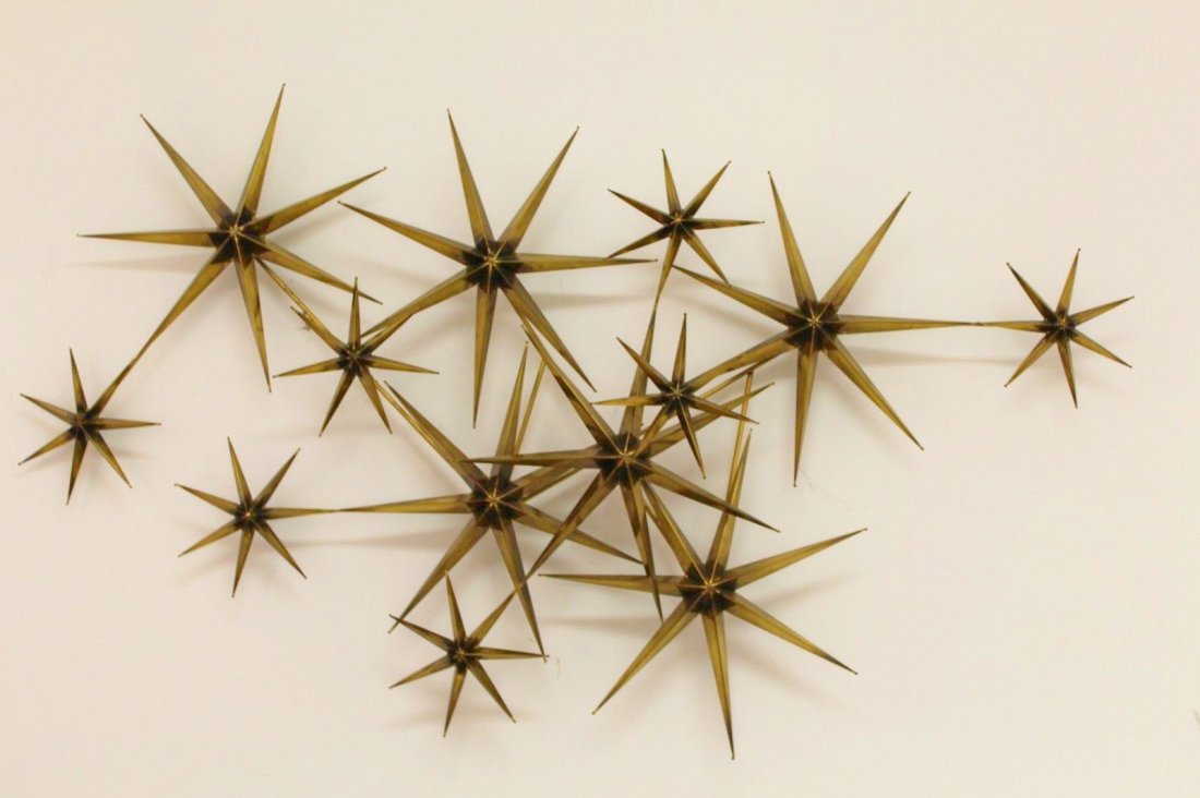 Rare Jere Signed Star Sunburst Brutalist Sculpture (1 of 6)