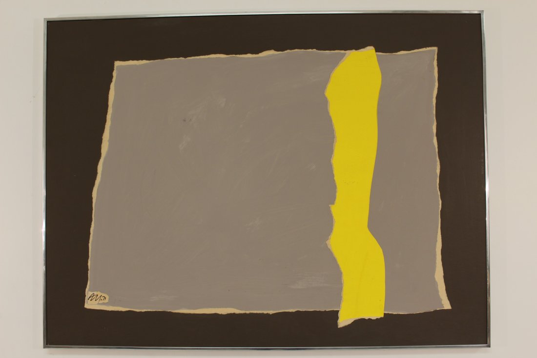 Signed Adja Yunkers "Yellow Form" (1 of 5)