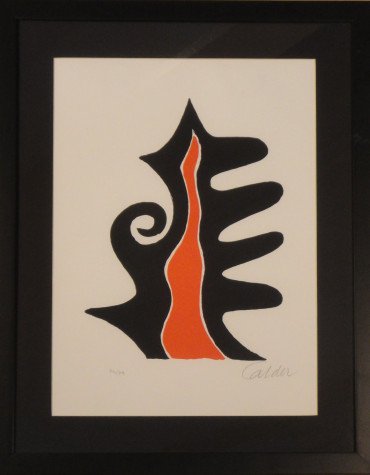 Abstract Lithograph signed  by Alexander Calder (1 of 1)