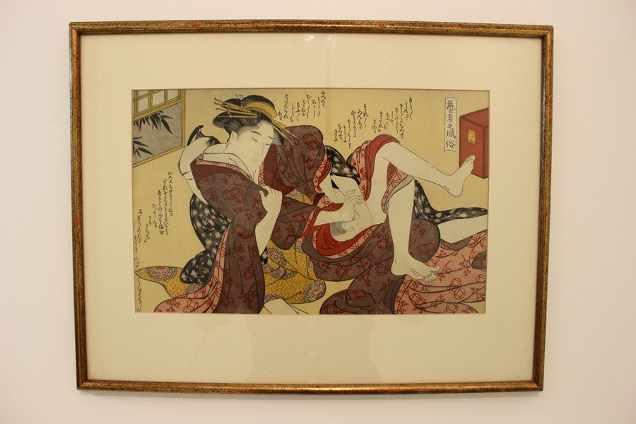 Vintage Asian Erotica Wood Block Print 1 (1 of 7)