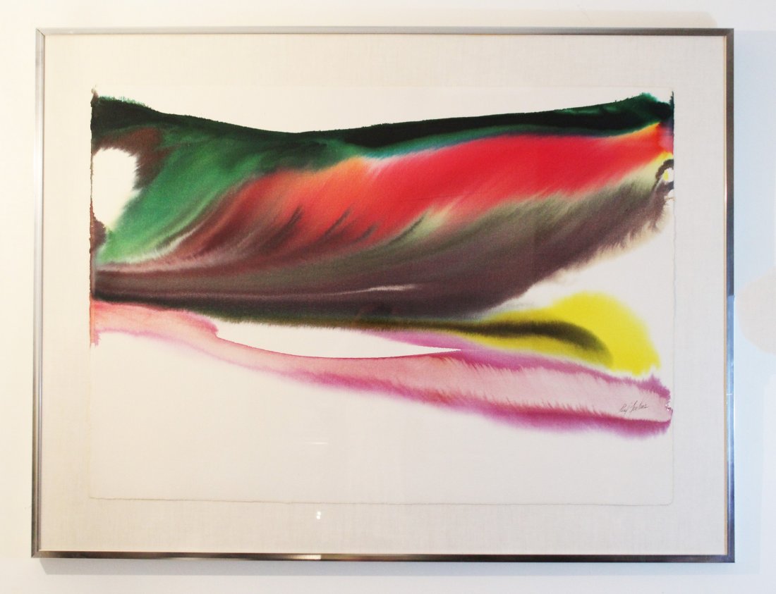 Paul Jenkins Watercolor Original 1976 Phenomena Ohio (1 of 7)