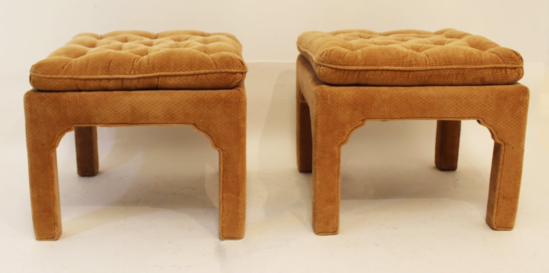 Set of 2 Stools by Milo Baughman (1 of 9)