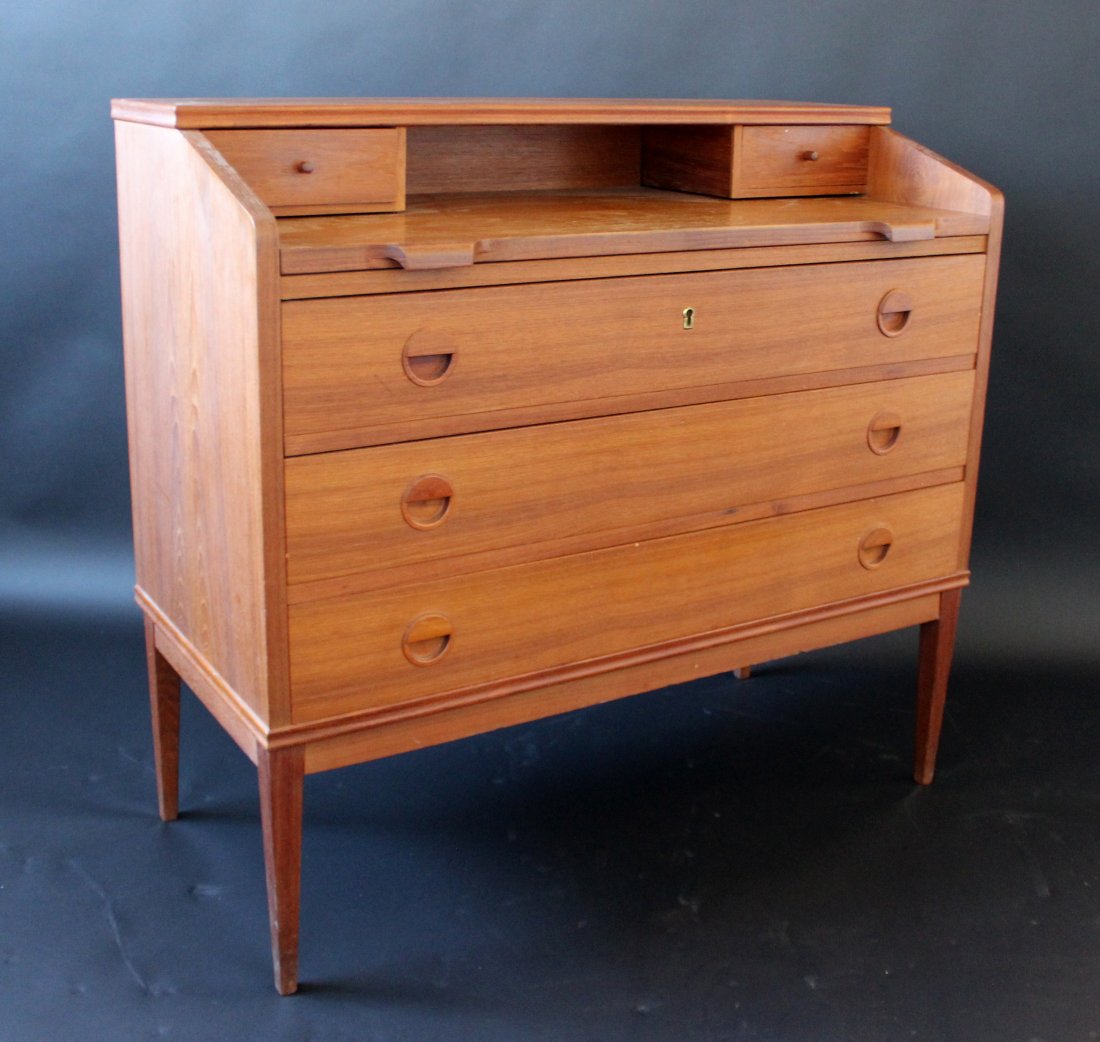 Mid Century Modern Vintage Danish Secretary Desk (1 of 8)