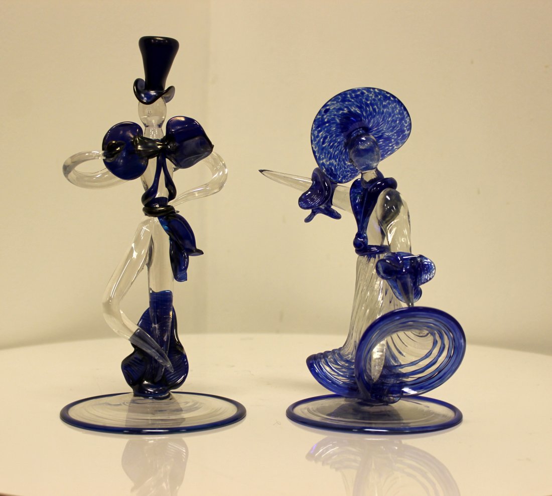 Blue Murano Figures (1 of 8)