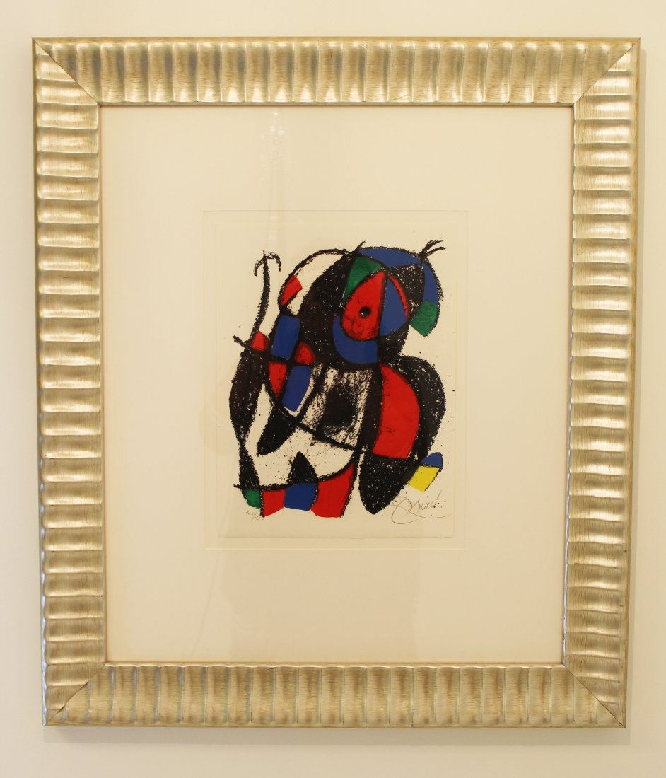 Miro Signed and Numbered Lithograph 100/150 (1 of 7)