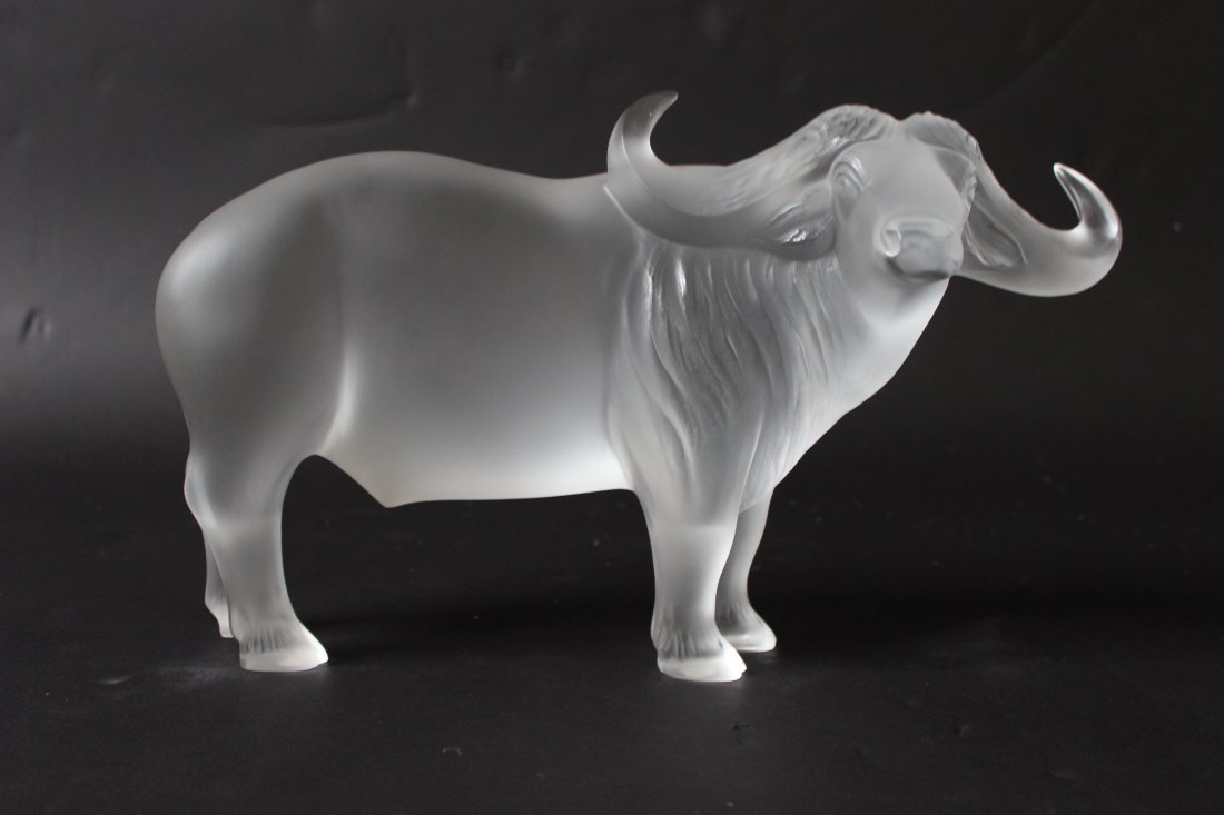 Lalique Crystal Water Buffalo (1 of 7)