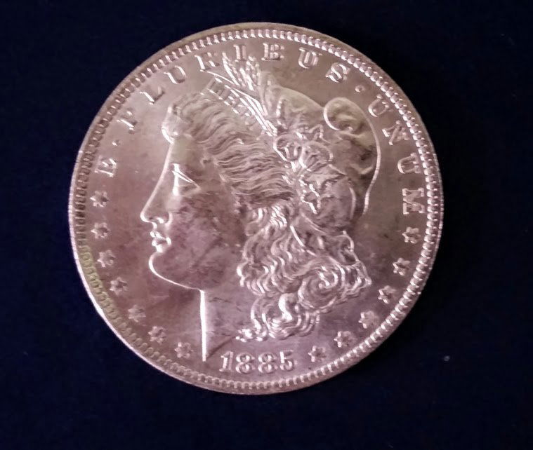 1885-O Morgan Silver Dollar (ERROR) (1 of 2)