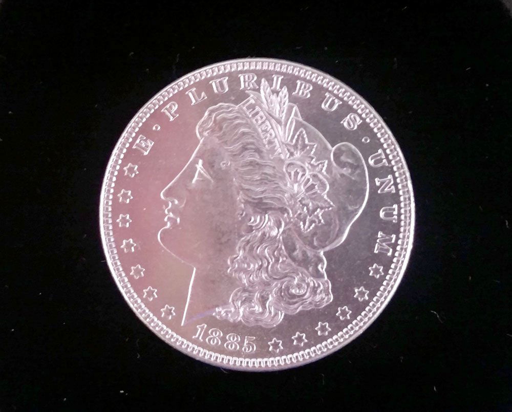 1885 Morgan Silver Dollar (1 of 2)