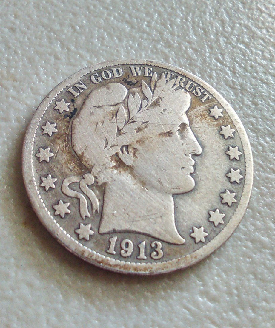 1913-S Barber Half Dollar (1 of 2)