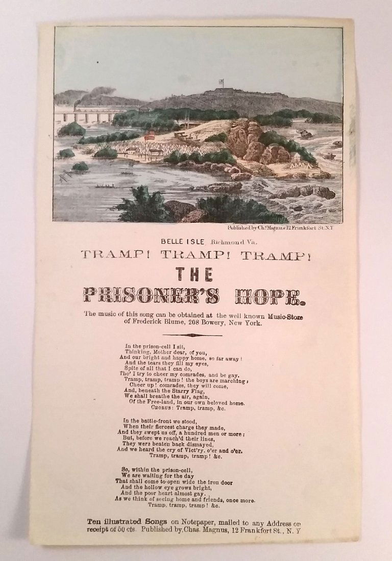 1864 Civil War Song Sheet #3 (1 of 3)