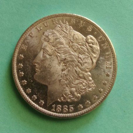 1885-O Morgan Silver Dollar (1 of 2)