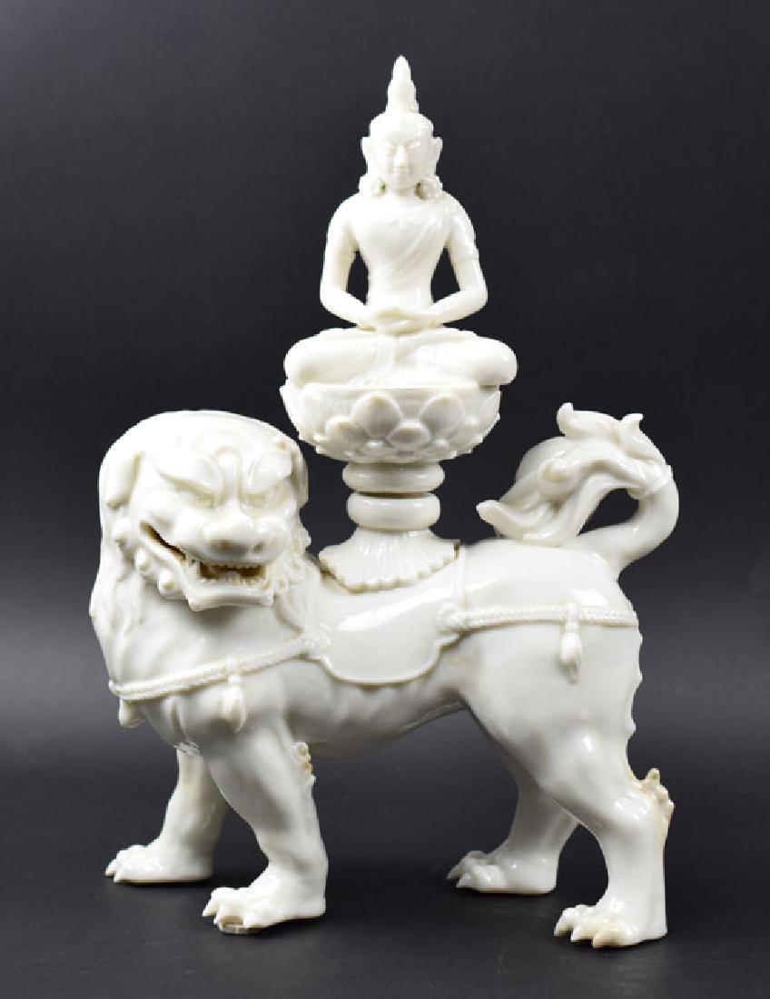 Chinese Qing Blanc De Chine Buddha (1 of 5)