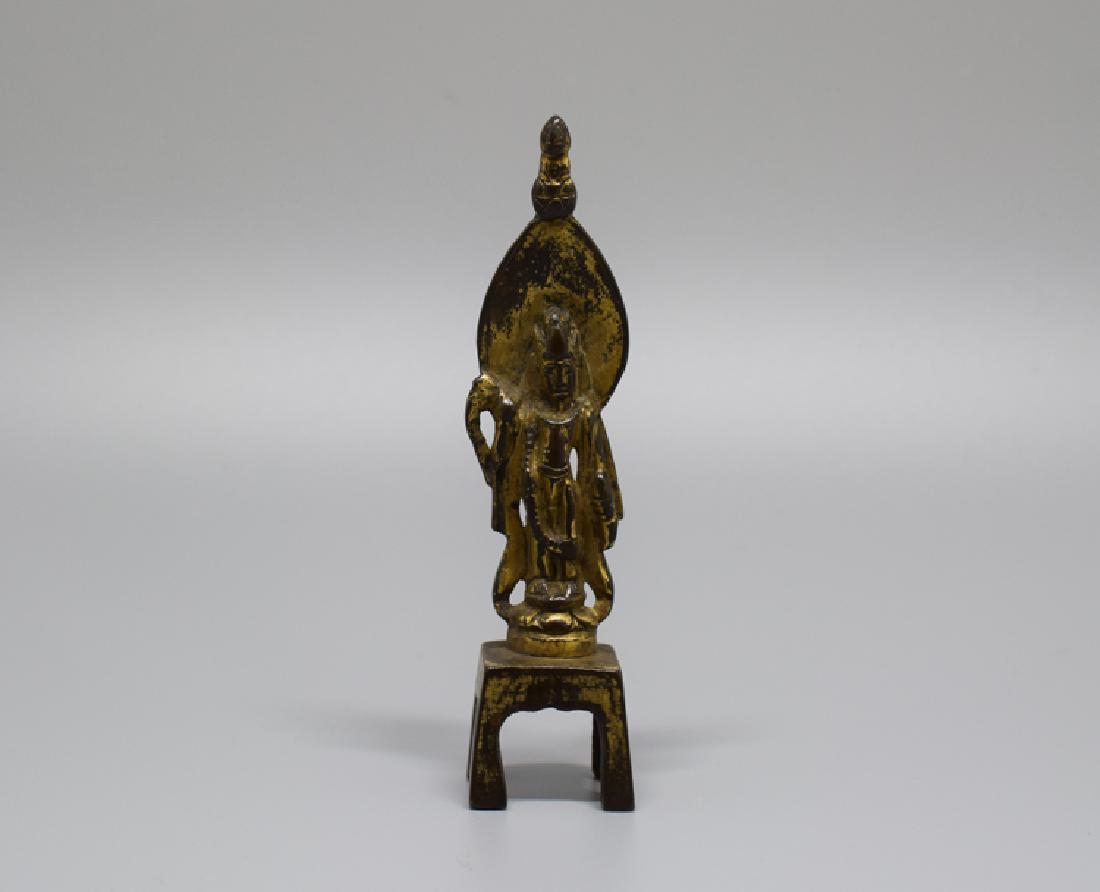 Chinese Sui- Tang Dynasty gilt bronze Buddha (1 of 5)