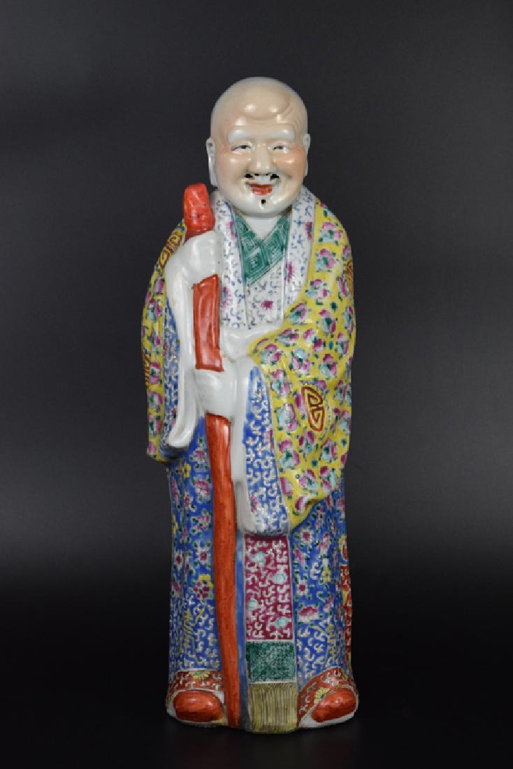 Chinese Republic famille rose porcelain figure (1 of 6)