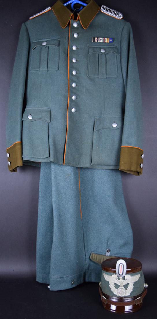 WWII German Rural Police Uniform Coat, Pants, Hat (1 of 10)