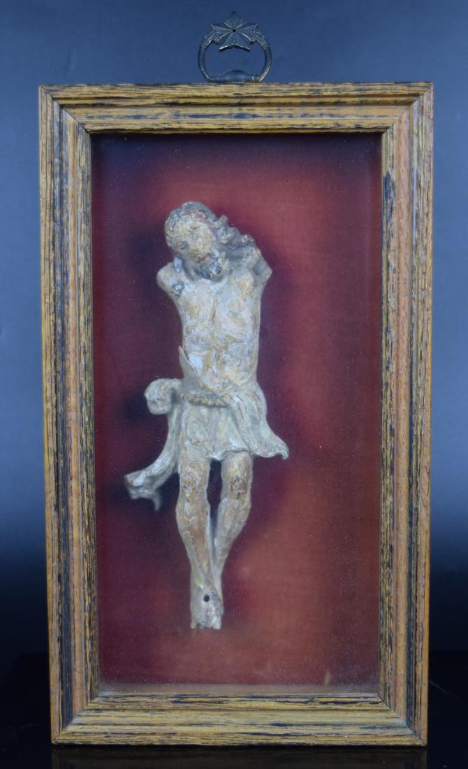 Antique 17th Century spanish Colonial wood gesso (1 of 3)