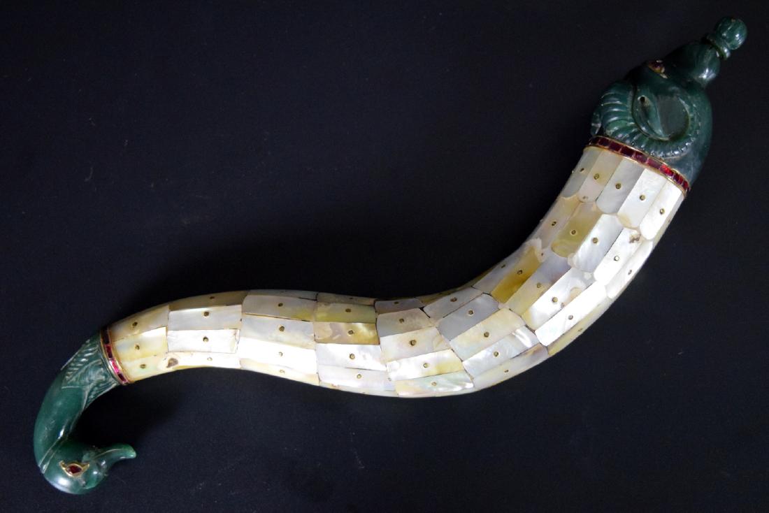 Islamic Indian Mother of Pearl inlaid with Jade Powder (1 of 11)