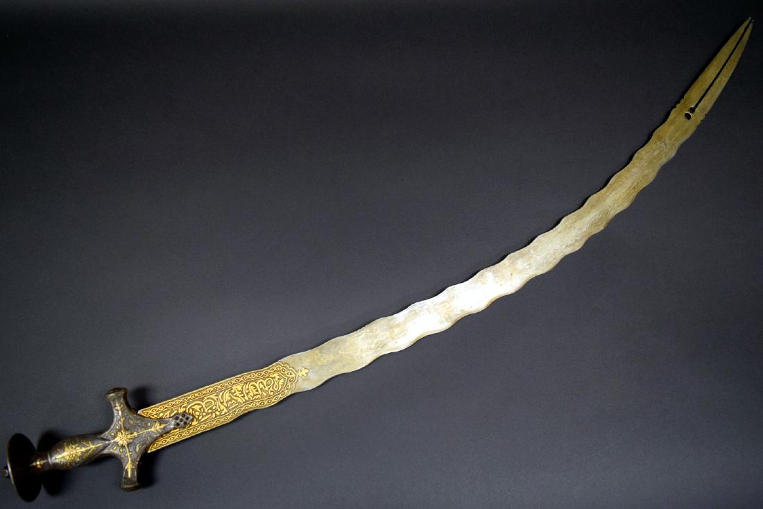 Very Large 18-19th C. Islamic Indian Persian Zulficar (1 of 20)