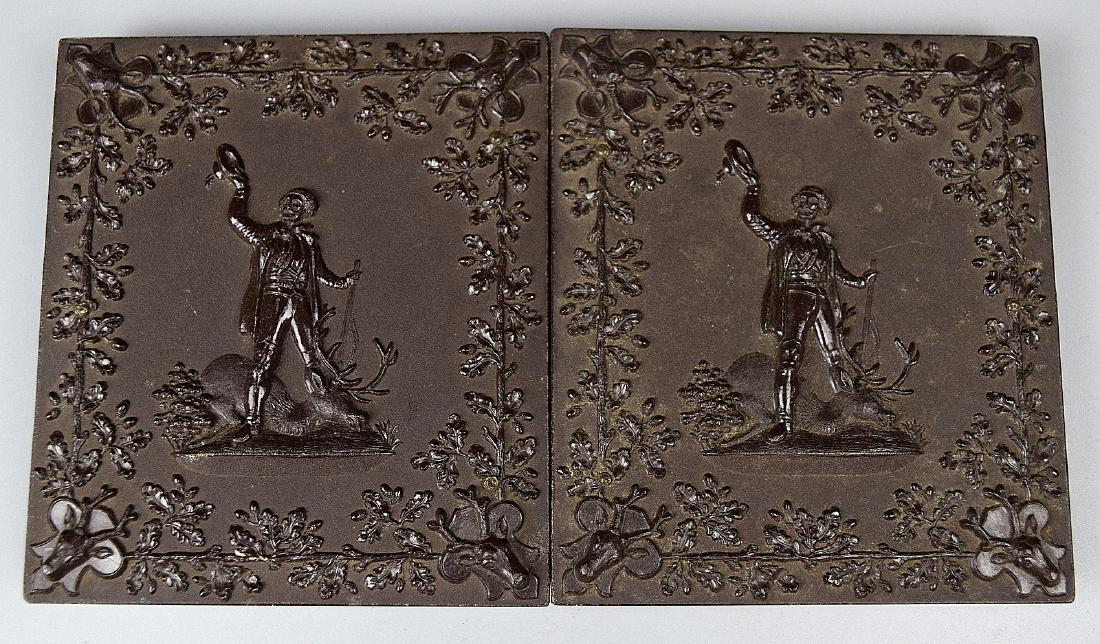 Scarce "The Hunter" Thermoplastic Union Case for 1/6: Scarce "The Hunter" Thermoplastic Union Case for 1/6 plate Tintype Ambrotype, Civil War era