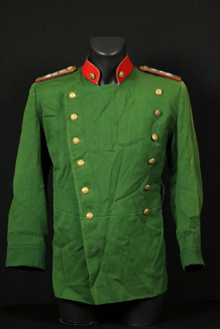 Russian Imperial Army 19th C. to WW I Officer's Uniform: Russian Imperial Army 19th C. to WW I Officer's Uniform Tunic with Shoulder Boards for Czar Nicholas II.