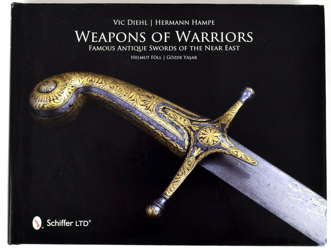 “Weapons of Warriors" Large Book with Life-Size: "Weapons of Warriors" Large Book with Life-Size Shamshir Shashkas Yatagans Photos. Including Islamic Swords Helmets & Armor. By Vic Diehl & Hermann Hampe. Awesome Book ~ !Item Weight : 5.11 poundsHard