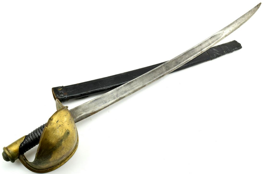 Scarce Unmarked American Civil War era Navy Cutlass ~: LIVEAUCTIONEERS.COM BIDDERS, PLEASE VIEW MANY MORE DETAILED PHOTOS IN HIGHER RESOLUTION ON OUR WEBSITE sofedesignauctions.com AS LIVEAUCTIONEERS ONLY ALLOWS 20 PHOTOS. THANK YOU ~ ! ~~~~~~ Scarce Unma