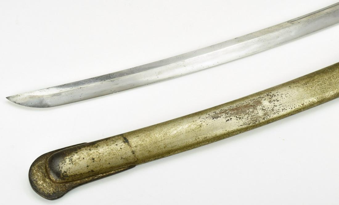 Rare 19th C. Japanese Cavalry or Police Officer's Sword - 7