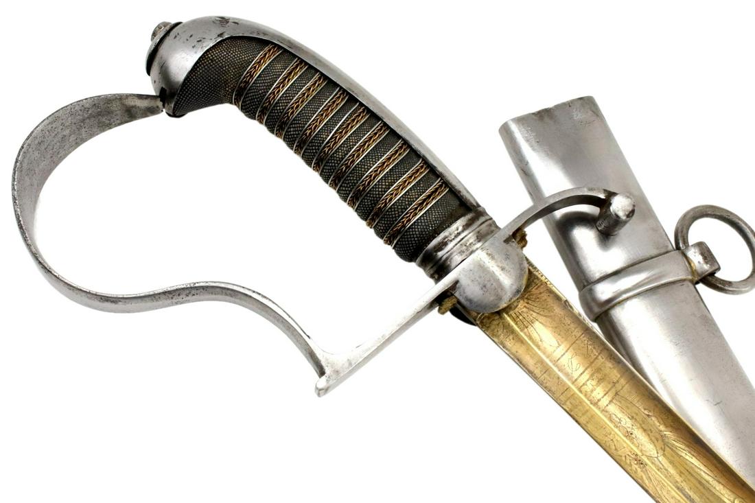 Nice 19th C. Austrian Hungarian Officer's Sword with (1 of 20)