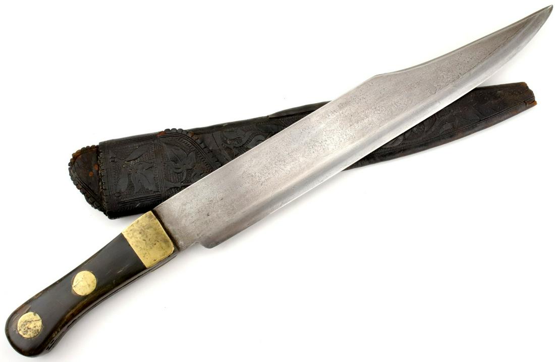 Rare Massive English or American made Guardless Bowie (1 of 20)