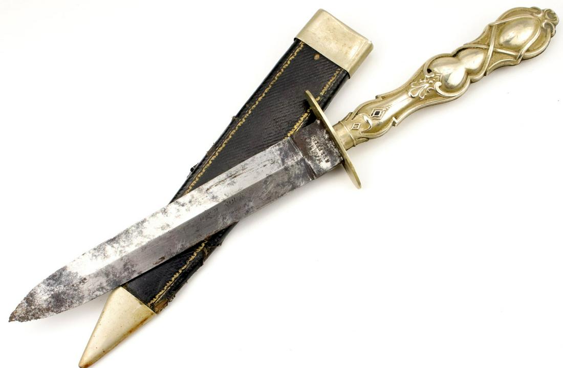 American Civil War era English Dirk/Dagger Bowie Knife (1 of 16)