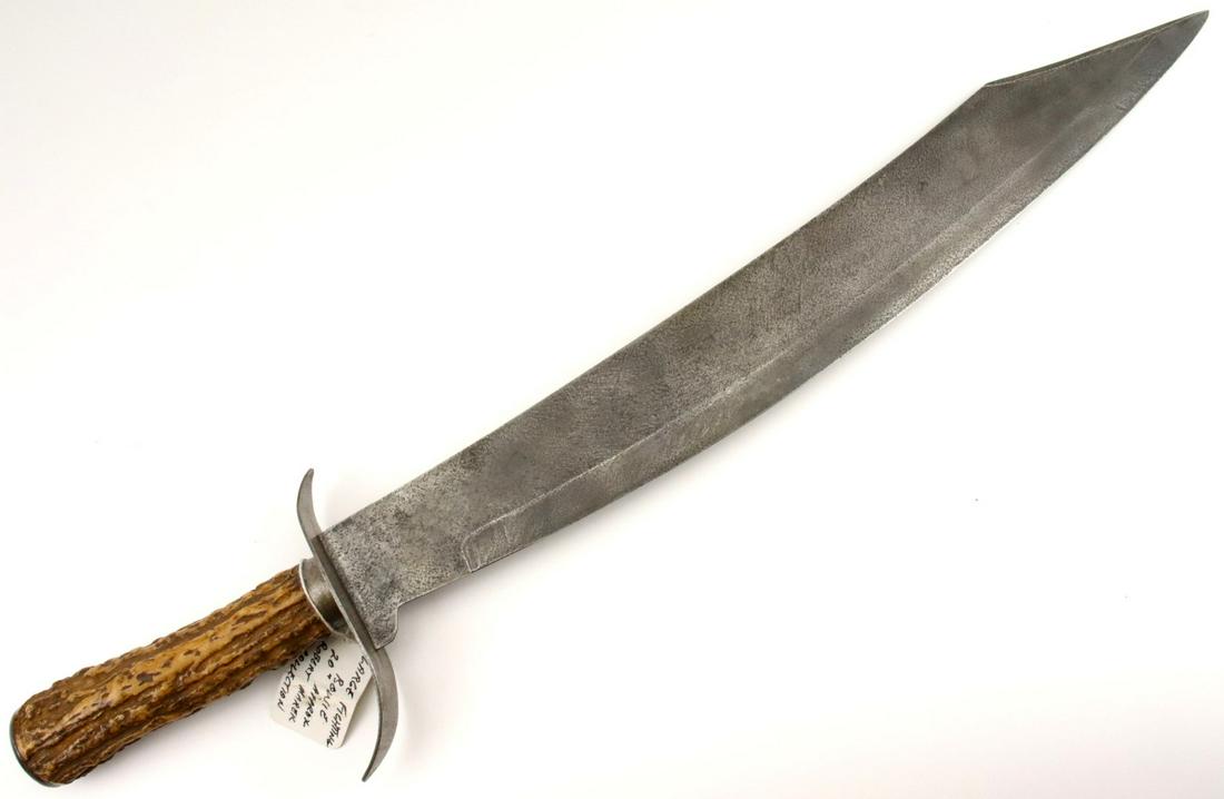 Very Large Southern Bowie Knife Probably Confederate (1 of 18)